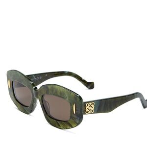 Loewe Emerald Green Tortoise Sunglasses
